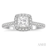 Semi-Mount Diamond Engagement Ring