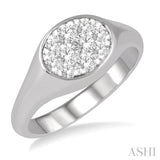 Oval Shape Lovebright Essential Diamond Promise Ring