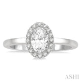 Oval Shape Diamond Engagement Ring