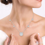Lovebright Diamond Station Necklace