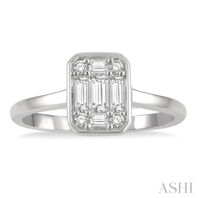 Bezel Set Fusion Diamond Ring