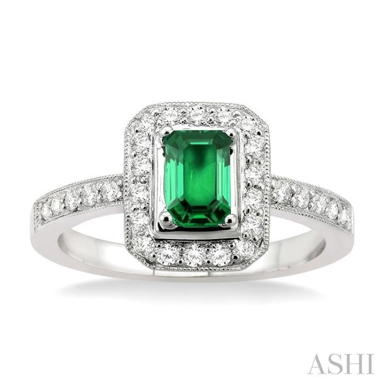 Gemstone & Diamond Ring
