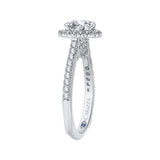 14 Kt White Gold Promezza Bridal Engagement Ring