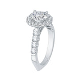 14 Kt White Gold Carizza Bridal Engagement Ring