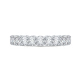 14 Kt White Gold Carizza Bridal Wedding Band