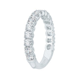 14 Kt White Gold Carizza Bridal Wedding Band