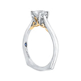 14 Kt White & Yellow Gold Promezza Bridal Engagement Ring