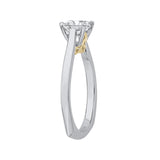 14 Kt White & Yellow Gold Promezza Bridal Engagement Ring