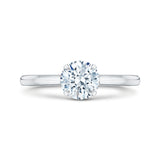 14 Kt White Gold Carizza Bridal Engagement Ring