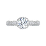 14 Kt White Gold Promezza Bridal Engagement Ring