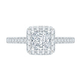 14 Kt White Gold Promezza Bridal Engagement Ring