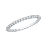 14 Kt White Gold Promezza Bridal Wedding Band