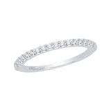 14 Kt White Gold Carizza Boutique Bridal Wedding Band