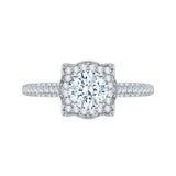 14 Kt White Gold Promezza Bridal Engagement Ring