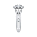 14 Kt White Gold Carizza Boutique Bridal Engagement Ring
