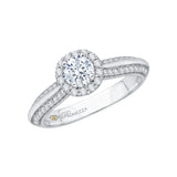 14 Kt White Gold Promezza Bridal Engagement Ring