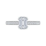 14 Kt White Gold Carizza Boutique Bridal Engagement Ring