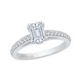 14 Kt White Gold Carizza Boutique Bridal Engagement Ring