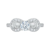 14 Kt White Gold Promezza Bridal Engagement Ring