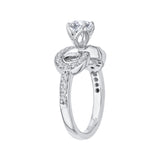14 Kt White Gold Promezza Bridal Engagement Ring