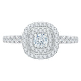 14 Kt White Gold Promezza Bridal Engagement Ring