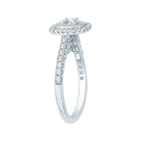 14 Kt White Gold Promezza Bridal Engagement Ring