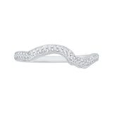 14 Kt White Gold Promezza Bridal Wedding Band