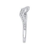 14 Kt White Gold Promezza Bridal Wedding Band