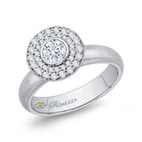 14 Kt White Gold Promezza Bridal Engagement Ring