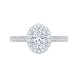 14 Kt White Gold Promezza Bridal Engagement Ring