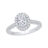 14 Kt White Gold Promezza Bridal Engagement Ring