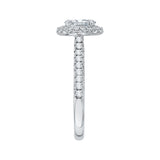 14 Kt White Gold Promezza Bridal Engagement Ring