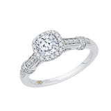 14 Kt White Gold Promezza Bridal Engagement Ring