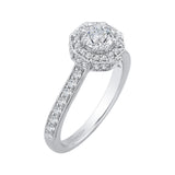 14 Kt White Gold Promezza Bridal Engagement Ring