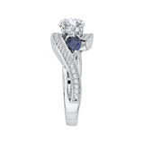 14 Kt White Gold Carizza Boutique Bridal Engagement Ring