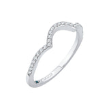 14 Kt White Gold Promezza Bridal Wedding Band