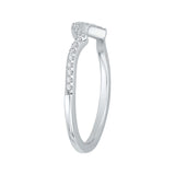 14 Kt White Gold Promezza Bridal Wedding Band