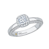 14 Kt White Gold Promezza Bridal Engagement Ring