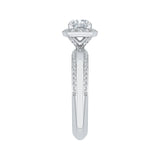 14 Kt White Gold Promezza Bridal Engagement Ring