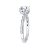 14 Kt White Gold Carizza Boutique Bridal Engagement Ring