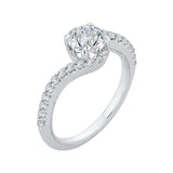 14 Kt White Gold Promezza Bridal Engagement Ring