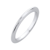 14 Kt White Gold Carizza Bridal Wedding Band