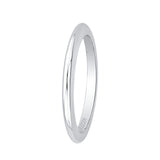 14 Kt White Gold Carizza Bridal Wedding Band