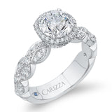 14 Kt White Gold Carizza Boutique Bridal Engagement Ring
