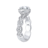 14 Kt White Gold Carizza Boutique Bridal Engagement Ring