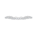 14 Kt White Gold Carizza Boutique Bridal Wedding Band