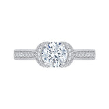14 Kt White Gold Promezza Bridal Engagement Ring