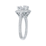 18 Kt White Gold Carizza Boutique Bridal Engagement Ring