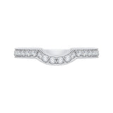 18 Kt White Gold Carizza Boutique Bridal Wedding Band