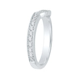 18 Kt White Gold Carizza Boutique Bridal Wedding Band